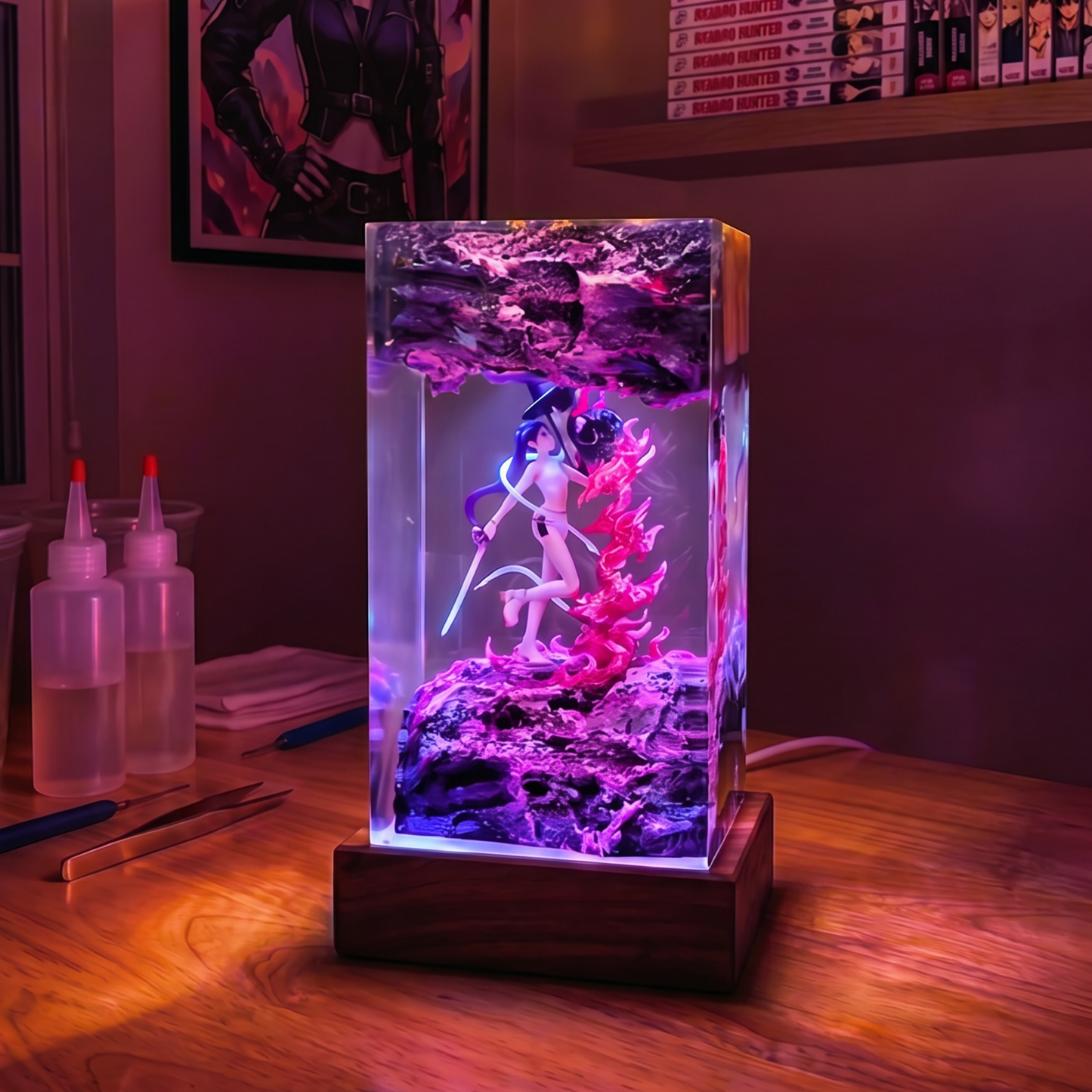 Rujinu Resin Lamp
