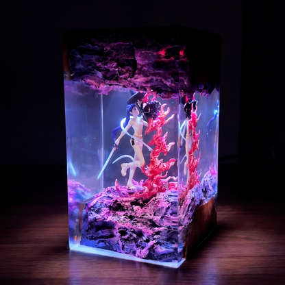Rujinu Resin Lamp