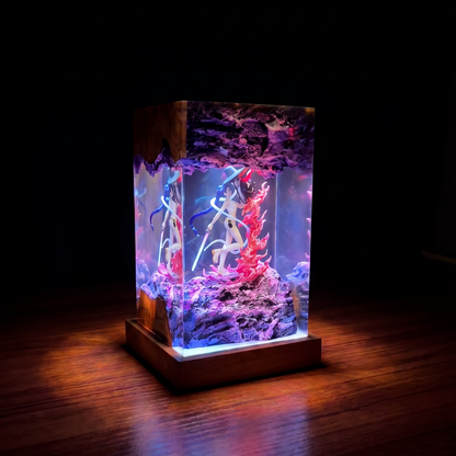 Rujinu Resin Lamp